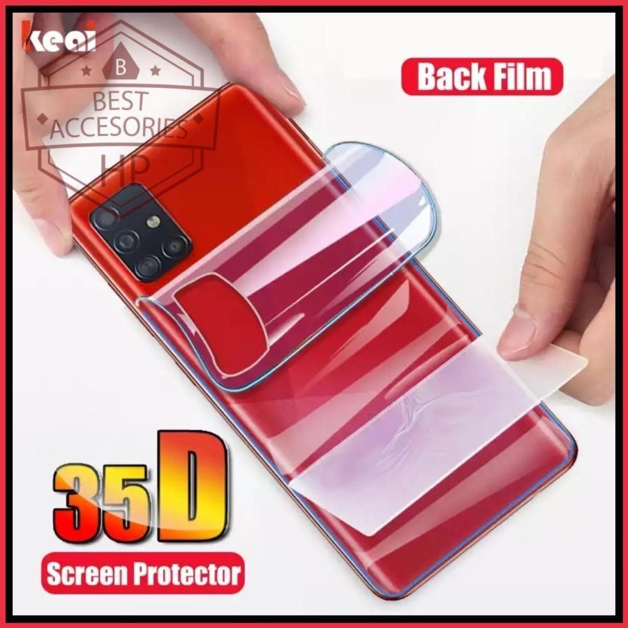 SAMSUNG A02S A03S A02 M02 A70 A50 A50S A30S A30 A20 A20S A10 A10S ANTI GORES HYDROGEL BACK BELAKANG BENING CLEAR PLASTIK KHUSUS BAGIAN BELAKANG SCREEN GUARD GEL PELINDUNG BELAKANG ANTI JAMUR