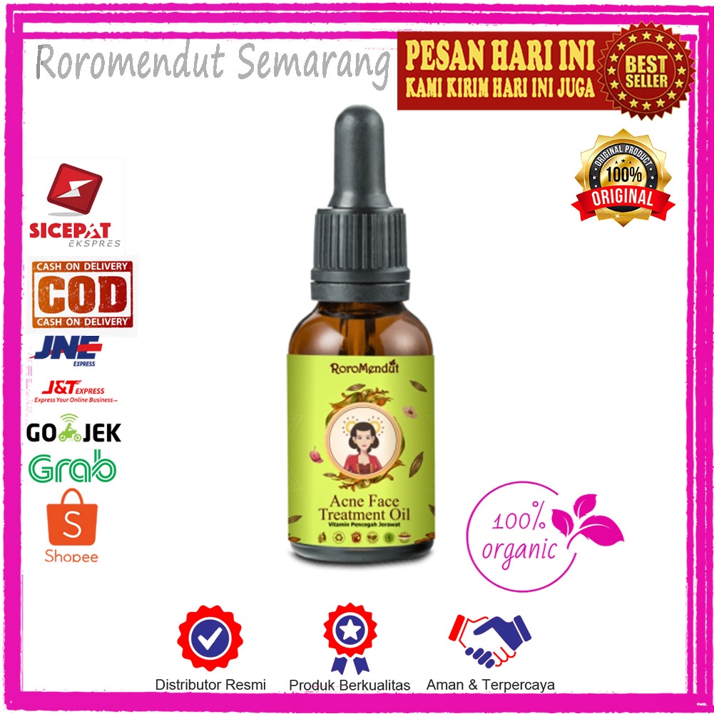 RORO MENDUT FTO ACNE SERUM ANTI JERAWAT ROROMENDUT SERUM JERAWAT KOMEDO BERMINYAK SKINCARE ALAMI