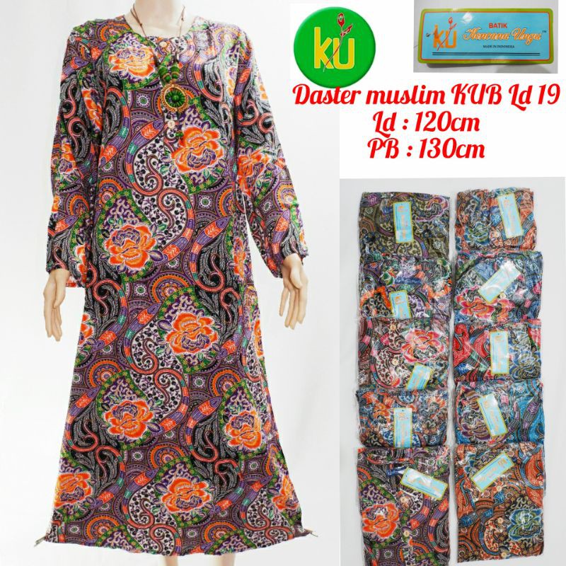 daster muslim Ld19 kencana ungu