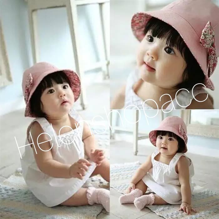 Sale Topi baby perempuan import 6m - 3thn OpalStore