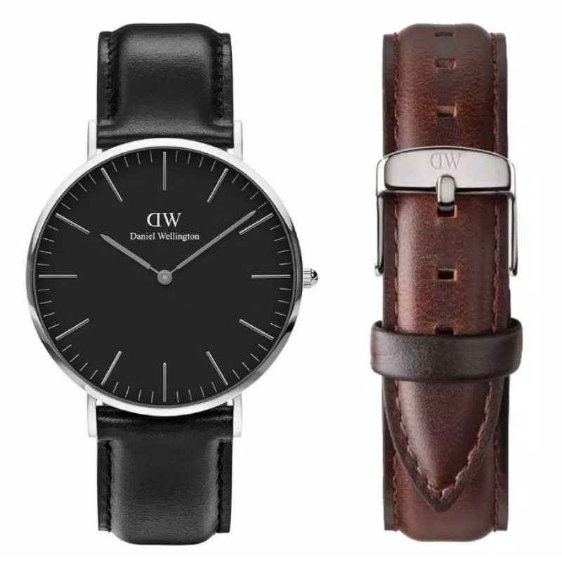 Jam Tangan Pria Wanita  DW Daniel Wellington ORIGINAL Free Strap