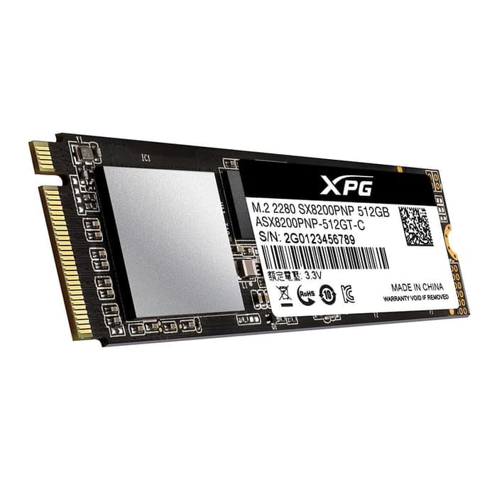 SSD Adata SX8200 Pro 512GB M.2 PCIe NVMe 1.3 Gen3x4 SX8200Pro