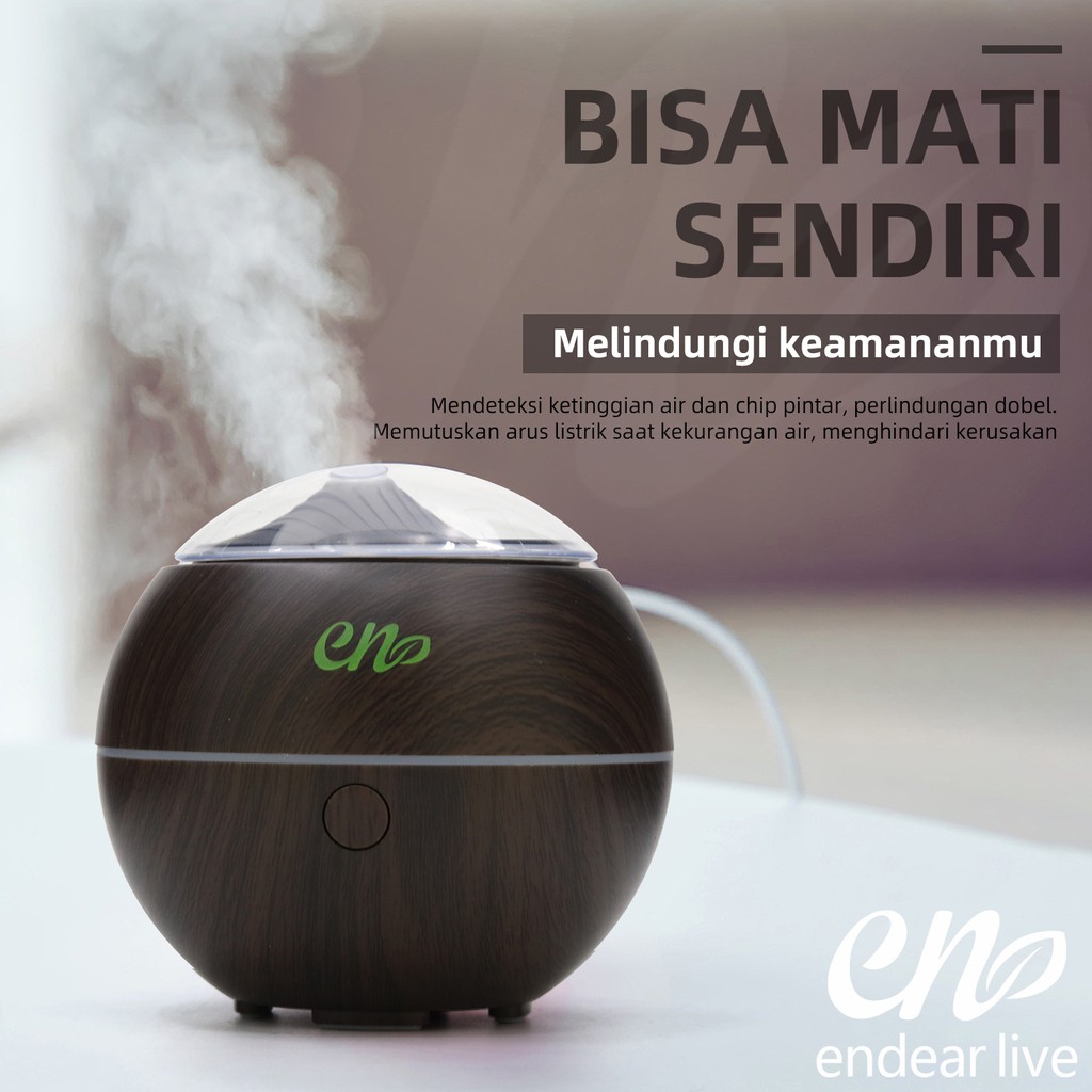 [endear]100% ORI Aroma Diffuser 150ML Aromaterapi Difuser Dengan-2