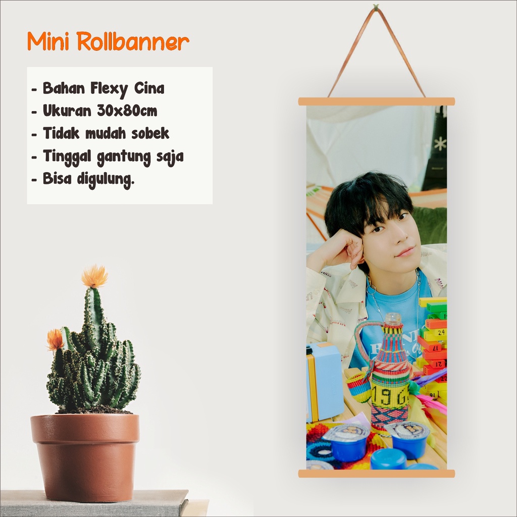 MINI ROLL BANNER NCT 127 DOYOUNG STICKER