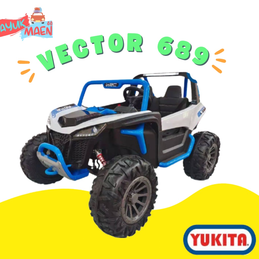 Maenan Mobilan Aki YUKITA 689 VECTOR 24Volt - Mainan Mobilan Aki Anak NEW