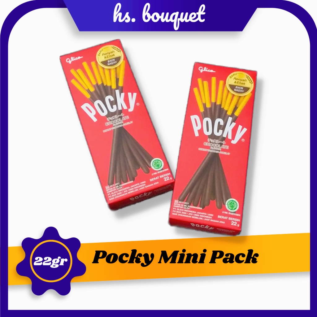 

[tambahan hampers] | pocky mini pack coklat | set hampers murah