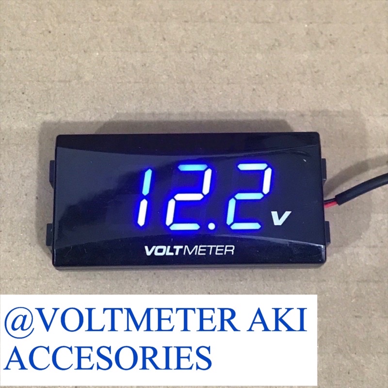 VOLMETER AKI ACESORIES KUALITAS BUKAN KALENG KALENG Voltmeter aki variasi motor mobil