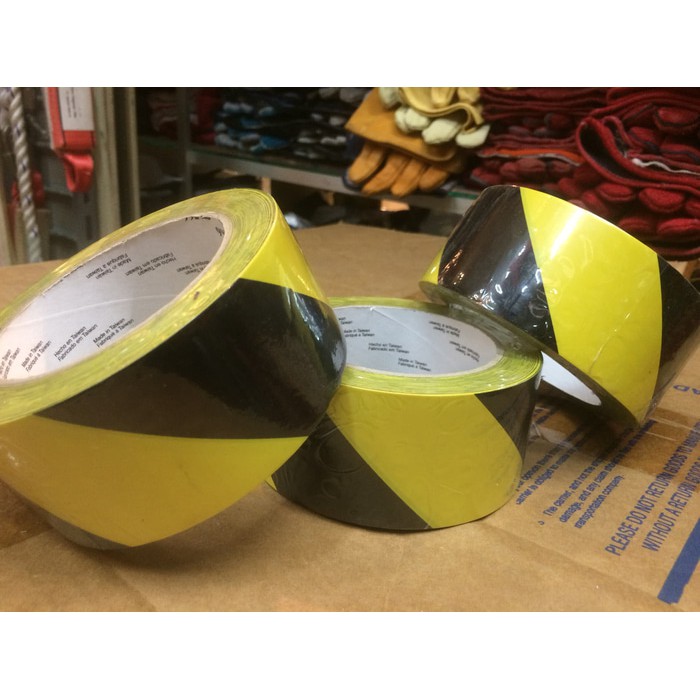 

Baricade Tape 3M 766 Hitam/Kuning Ukuran 2in x 27 Meter