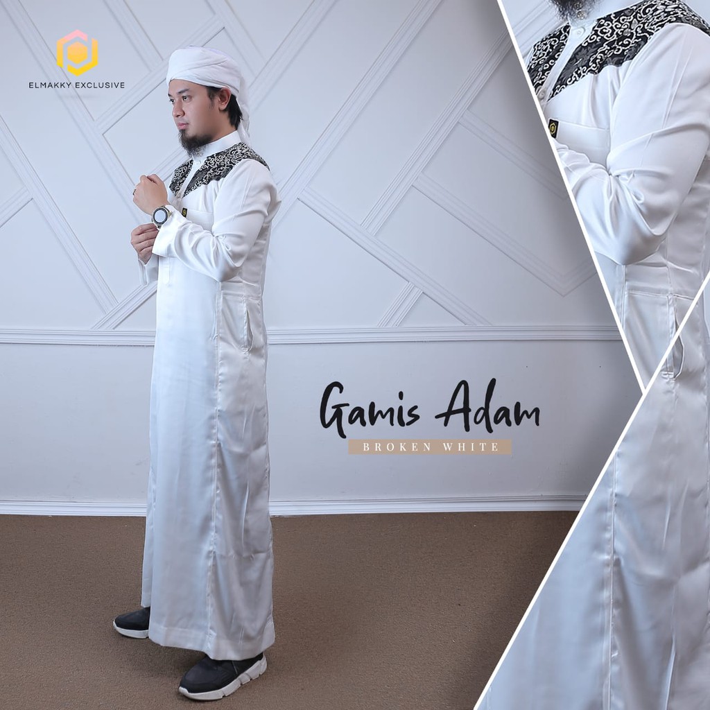 NEW GAMIS ADAM BROKEN WHITE BY ELMAKKY EXCLUSIVE | GAMIS JUBA PRIA EXCLUSIVE ELMAKKY