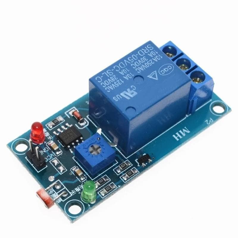 Sensor Lampu Otomatis deteksi cahaya Module Relay Sensor LDR Relay 5V