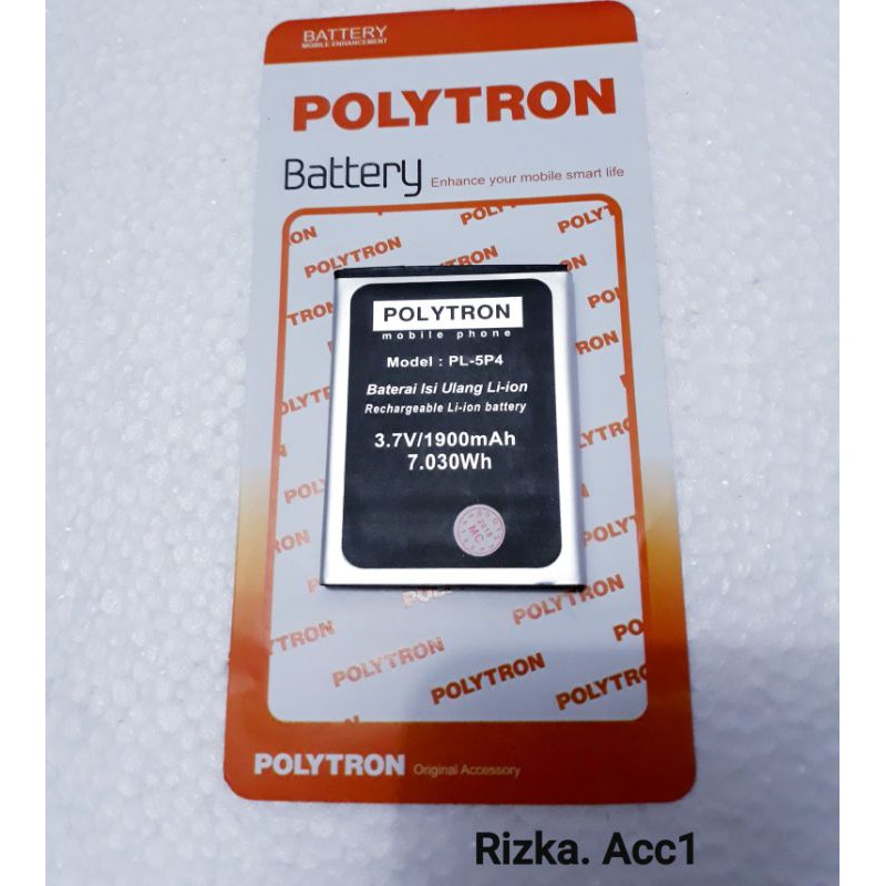 Batt Baterai Battery Batre Hp Polytron Crystal 2 W3430 PL-5P4 Original Batere