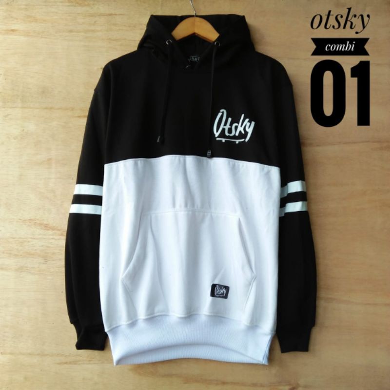 Jaket Hoodie otsky polos pria wanita / hoodie polos