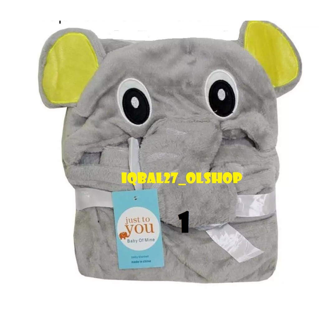 Selimut karakter/Selimut bayi topi karakter/Selimut karakter / Selimut topi bayi / Selimut