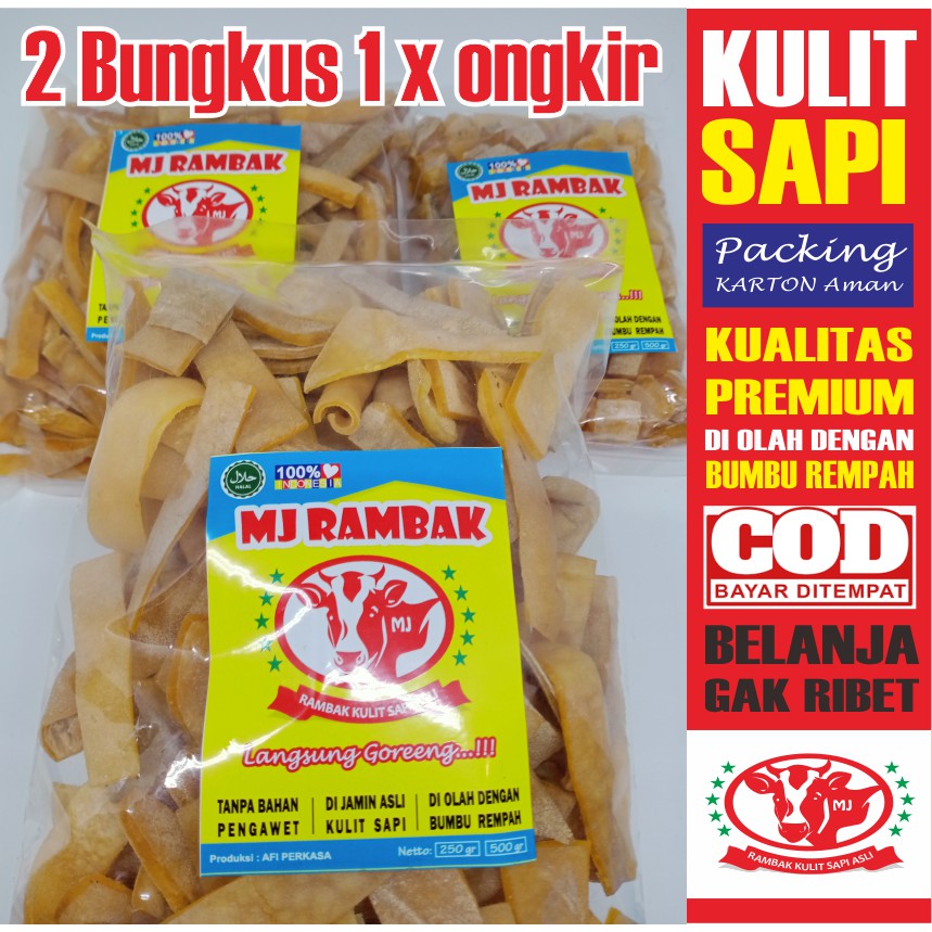 

Rambak kulit sapi mentah / Kerupuk kulit sapi premium asli Mojokerto