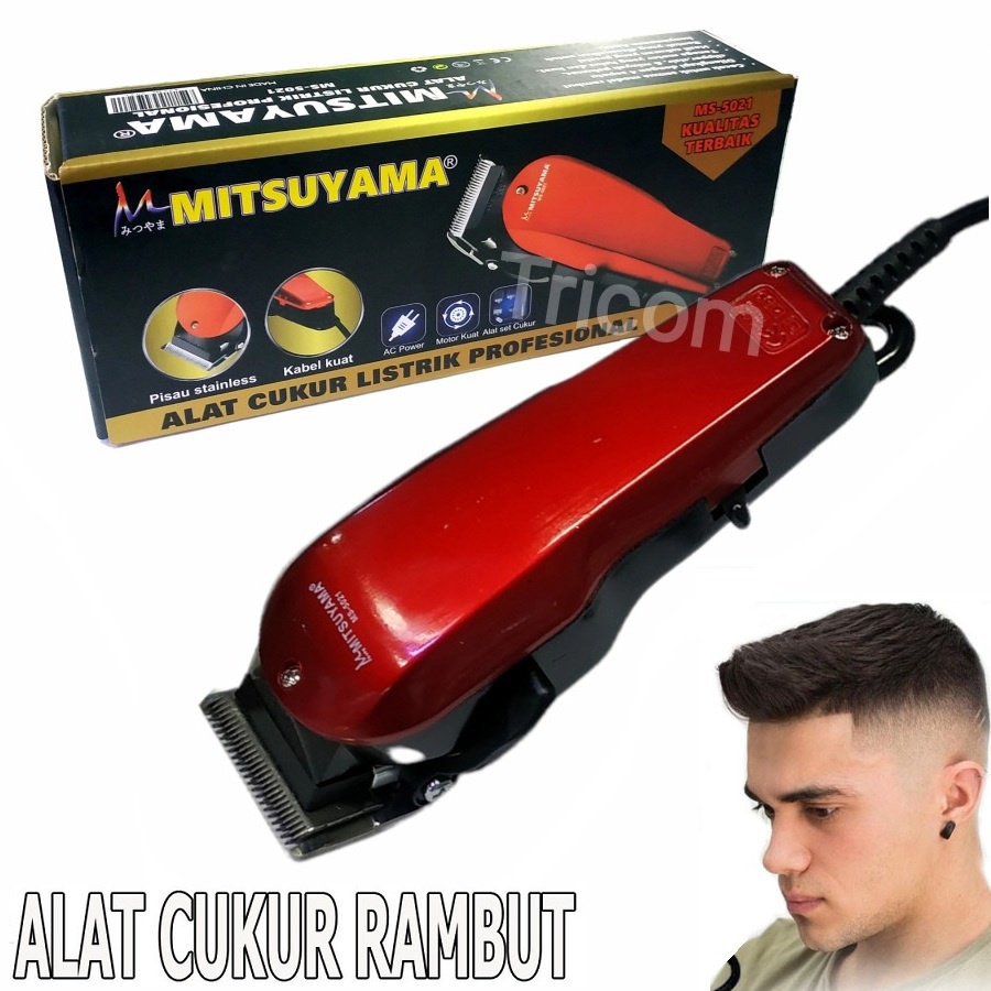 Alat Cukur Rambut Hair Clipper Electrik Mitsuyama MS-5021