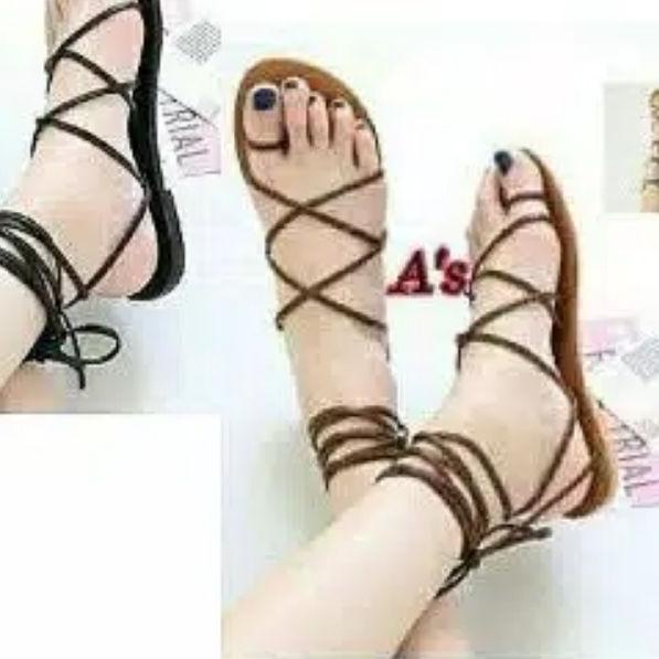 sandal tali lilit panjang