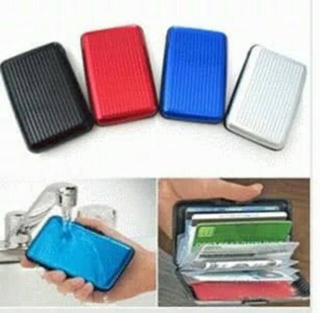 DOMPET KARTU CARD GUARD HOLDER WALLET ALUMINIUM