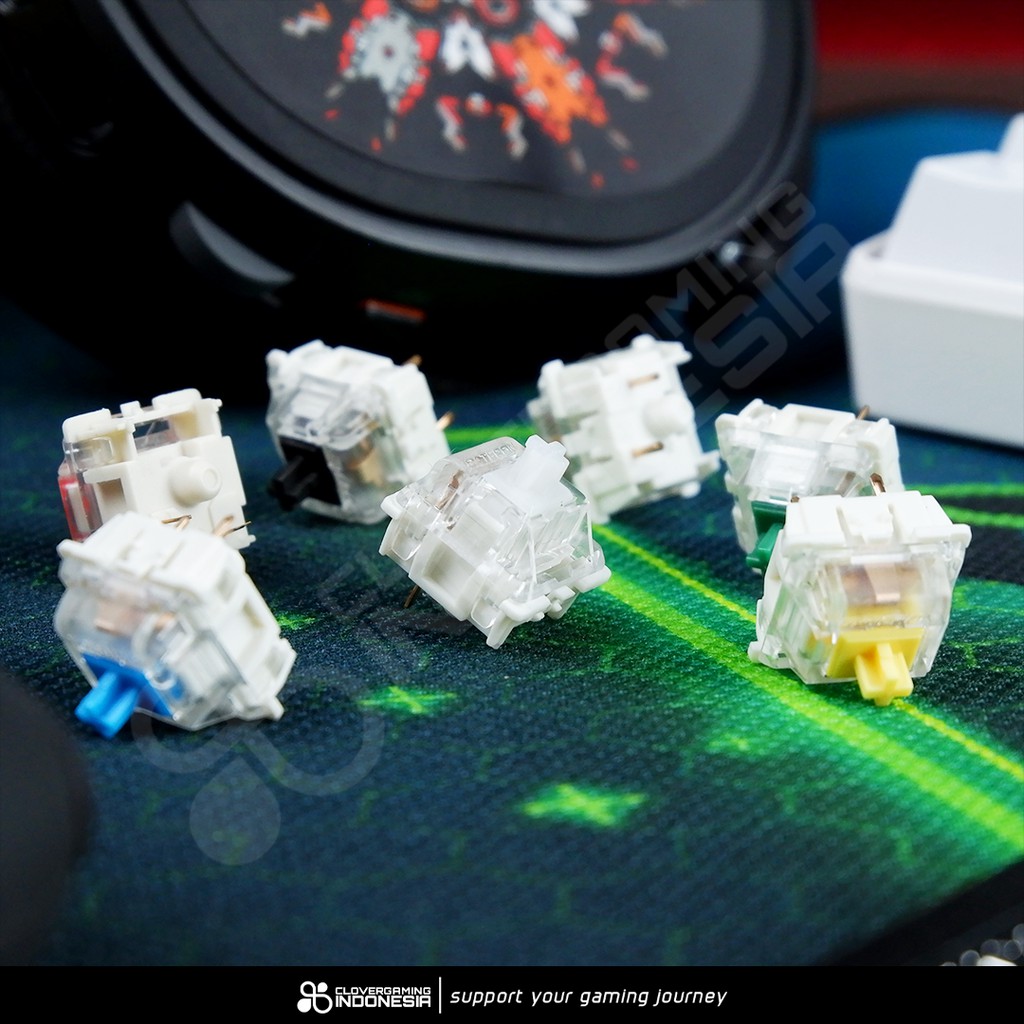 Switch Gateron Mechanical Gaming Keyboard Red Brown Clear Yellow Green Blue-Clear Switch