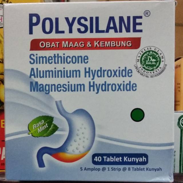 Polysilane tablet kunyah