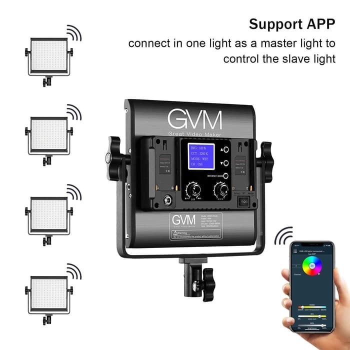 GVM 800D-RGB LIgting Studio