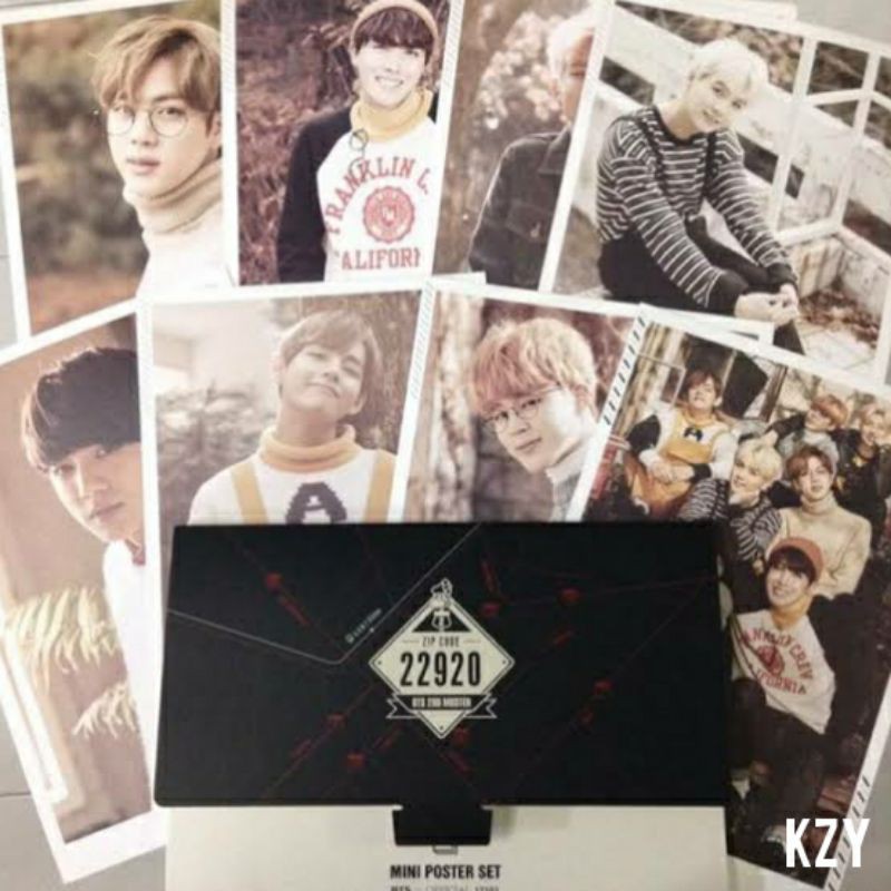 BTS Mini Poster 22920 (RM Suga Jhope Jimin) | Mini Poster 2nd Muster