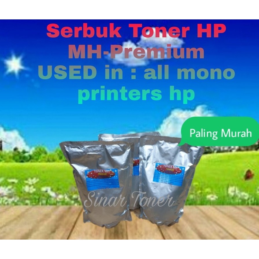 Serbuk Toner Refill HP MH Premium P1102 P1006 35A 36A 85A 78A 12A 13A 15A 14A 16A 26A 29A 45A 48A 49A 53A 05A 55A 64A 70A 76A 79A 83A 80A 81A 89A 90A 92A 93A 1KG