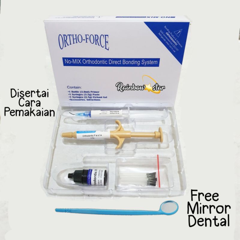 Lem Behel Ortho Force  No Mix / Lem Behel Bracket Gigi Orthoforce Non Laser / Tanpa Laser