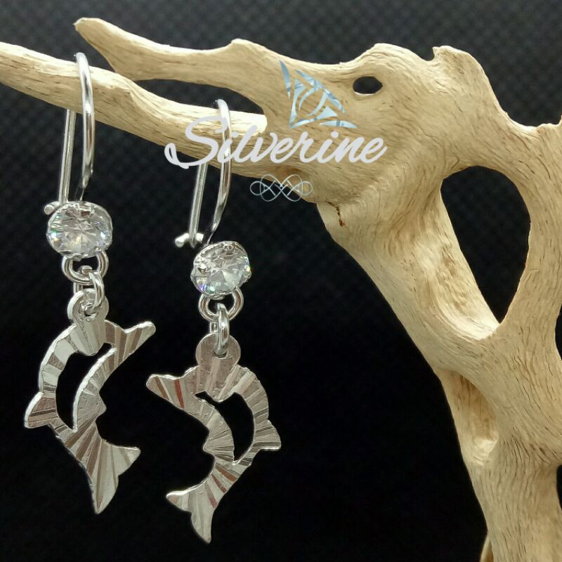 ANTING KAIT LUMBA-LUMBA SILVER 925 PERAK LAPIS EMAS PUTIH RHODIUM S925