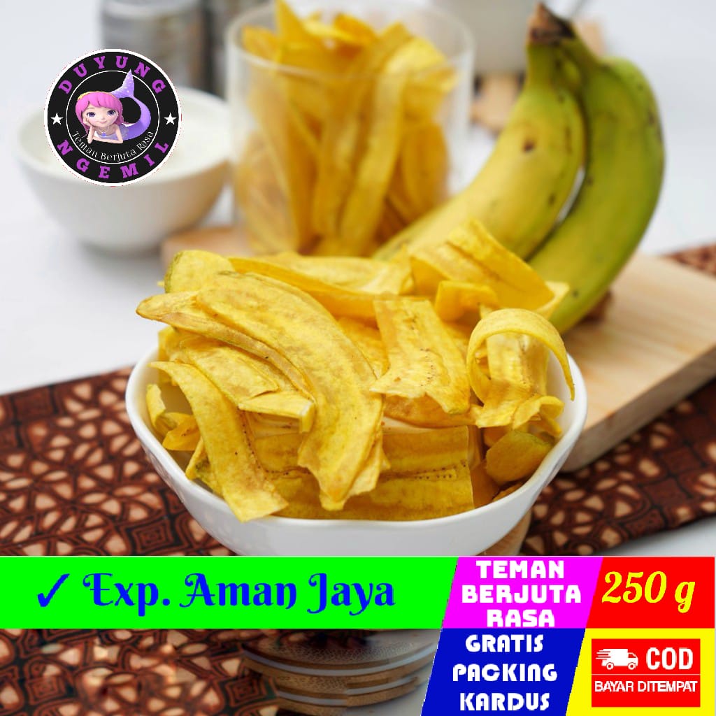 

Keripik Pisang Asin Gurih 250g / Lantak Cemilan Khas Daerah | Duyung Ngemil - makanan ringan Jajanan sehat snack kiloan jajanan jadul camilan termurah cemilan murah