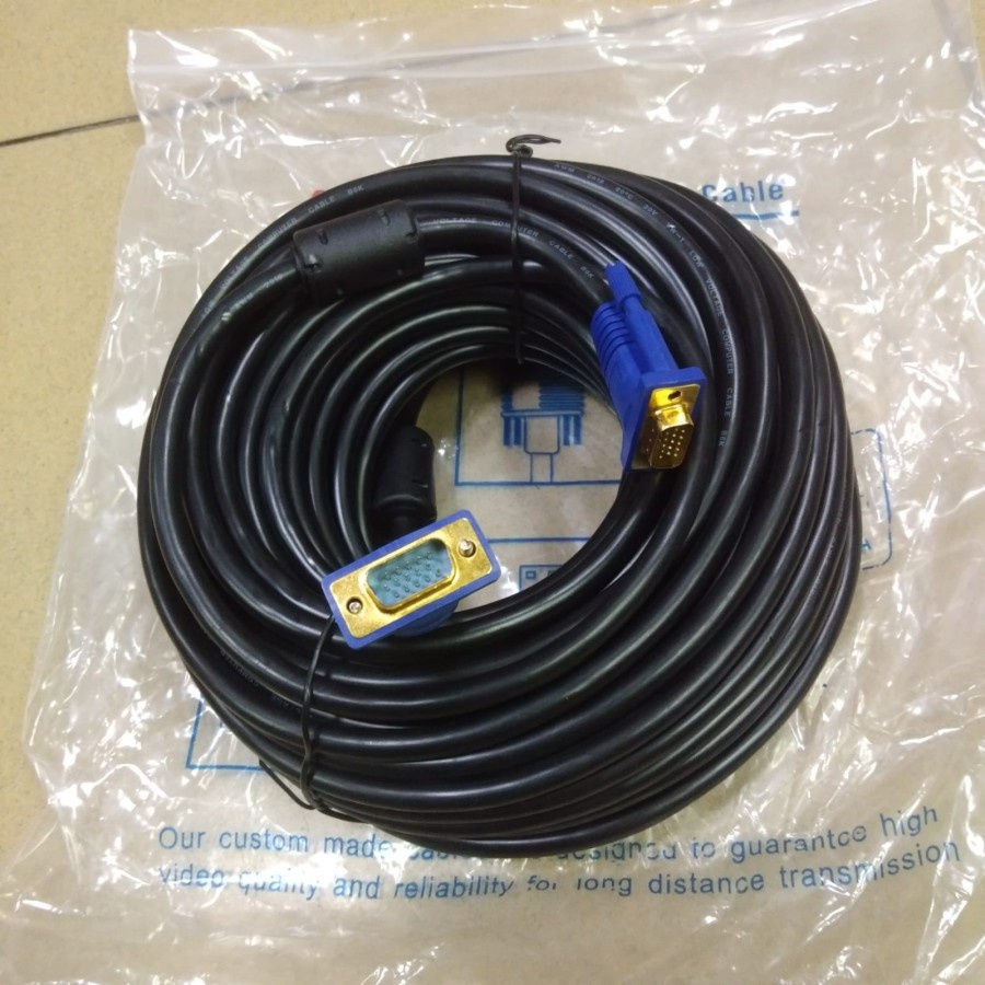 Kabel VGA 15 Meter Gold Plated Cable