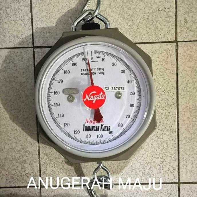 Timbangan Gantung Jarum Nagata C3 Cap. 200 kg/Timbangan Gantung Nagata