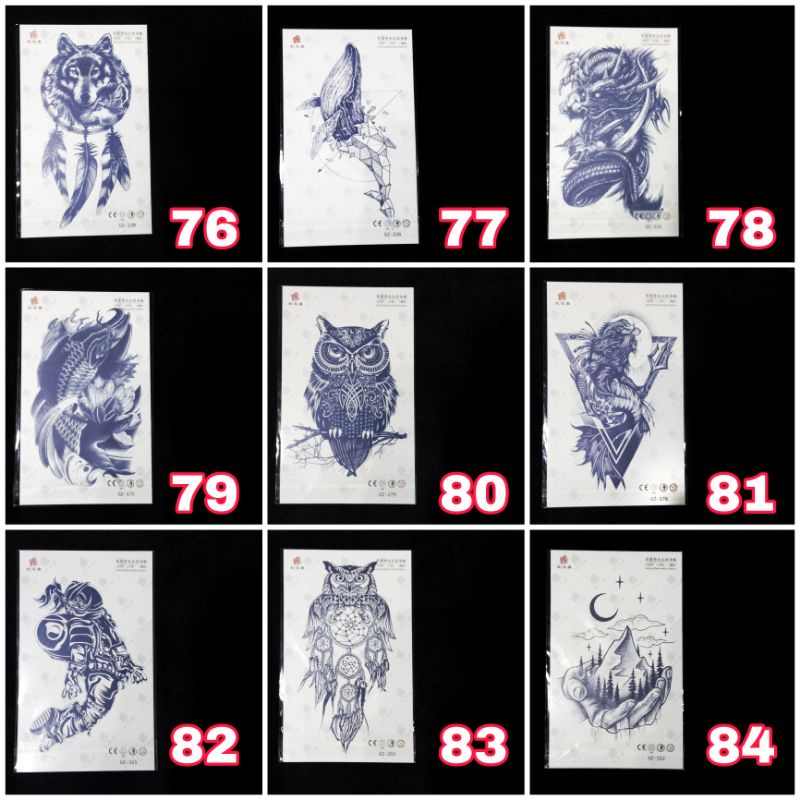 TATTO GEL TEMPORARY / TATTO SEMENTARA