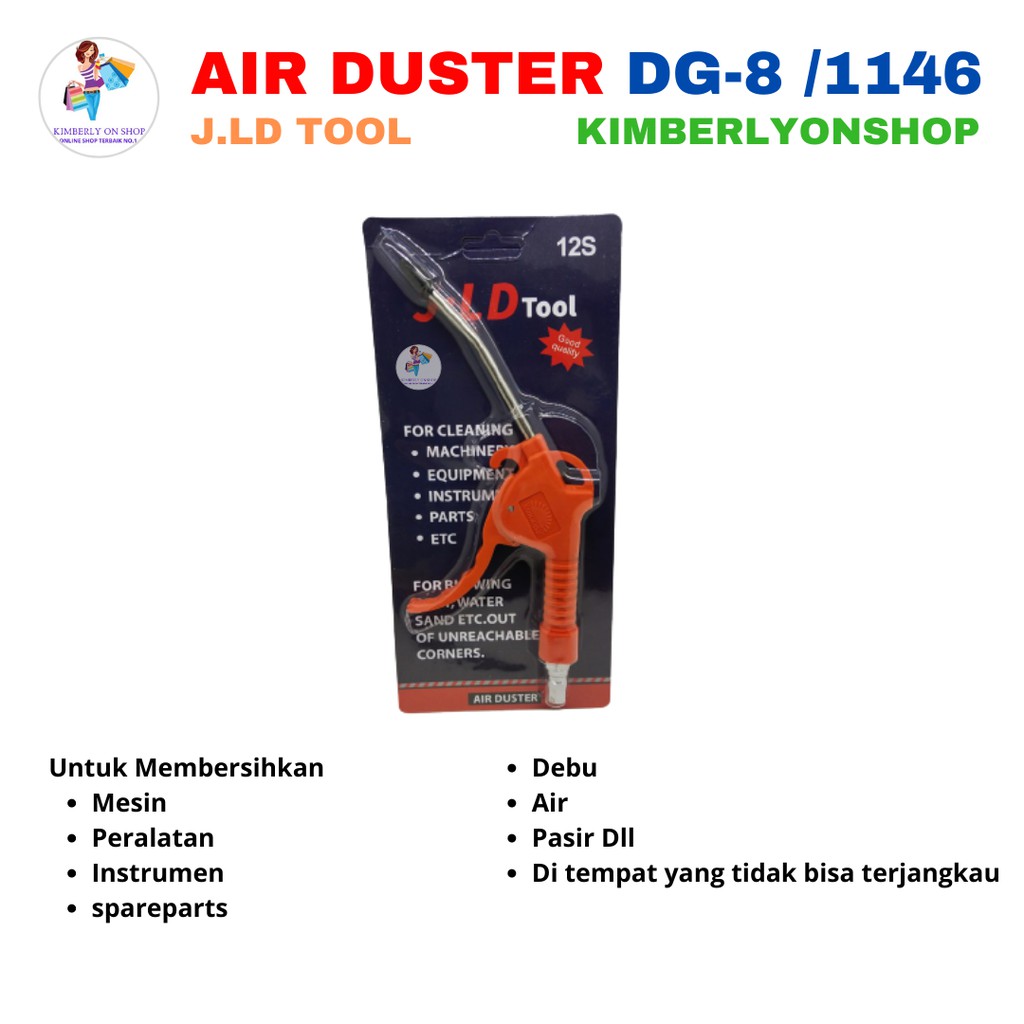 Kimberlyonshop Air Duster/Air Blow Gun/Semprotan Angin Plastik DG-8