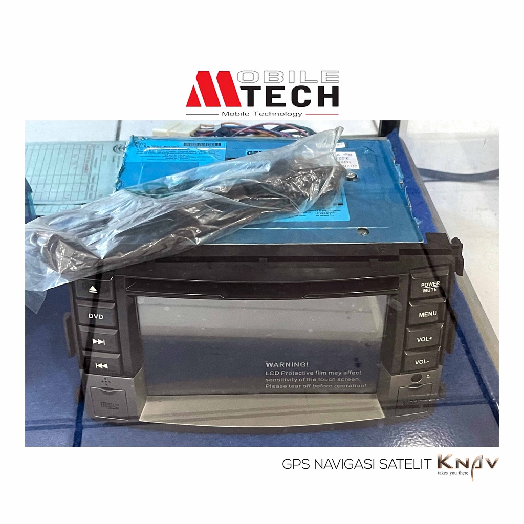 Double Din DVD GPS Navigasi Satelit plug n play Rush Terios USB SD CARD Mobile Tech