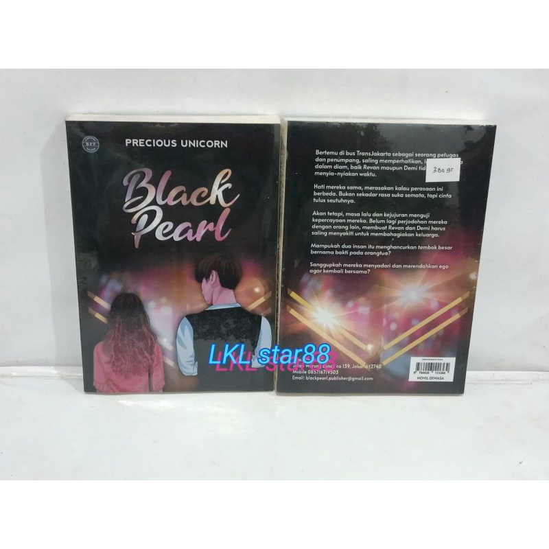 Buku Novel Black Pearl by Precious Unicorn