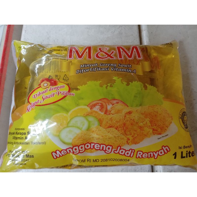 

M&M minyak goreng 1 liter