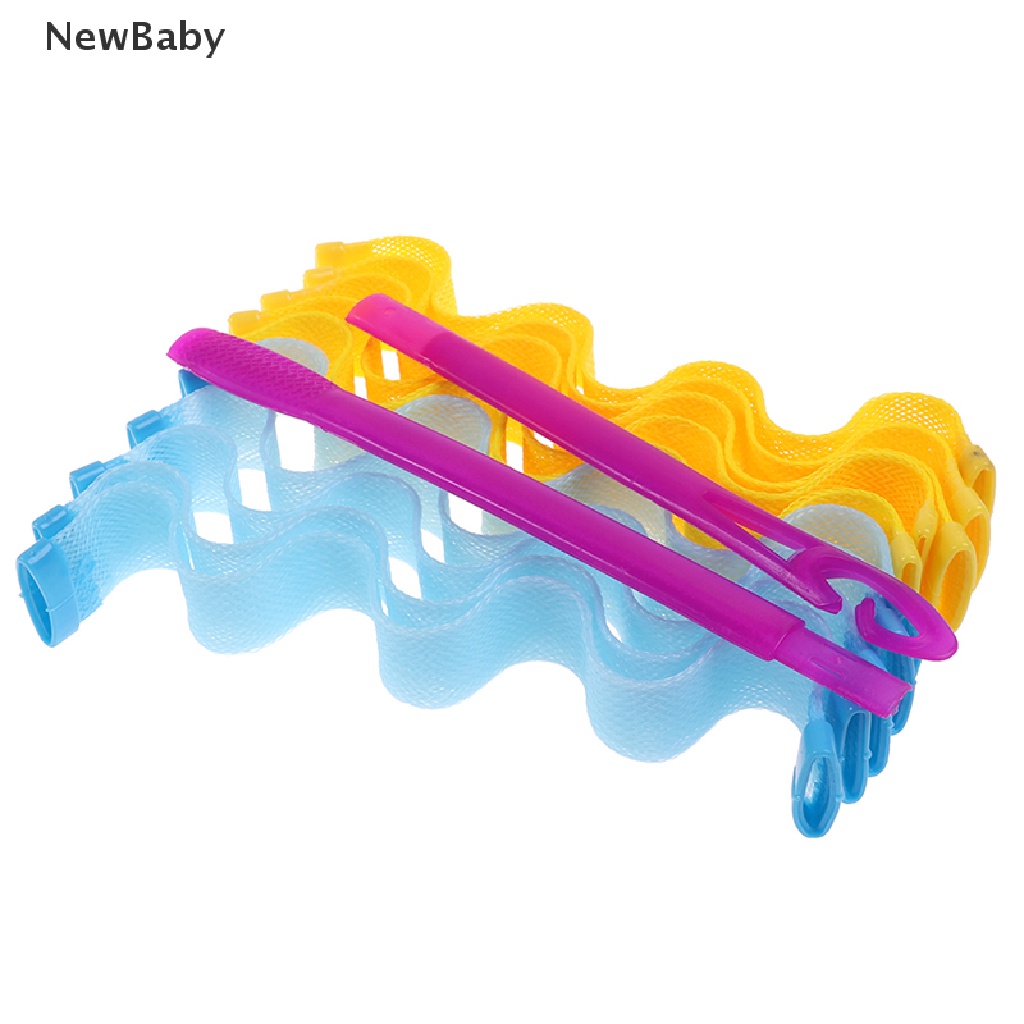 Newbaby 10pcs Alat Keriting Rambut Spiral 30cm