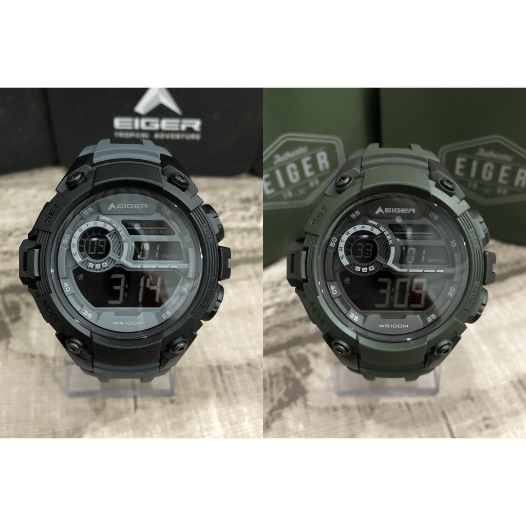 eiger digital watch