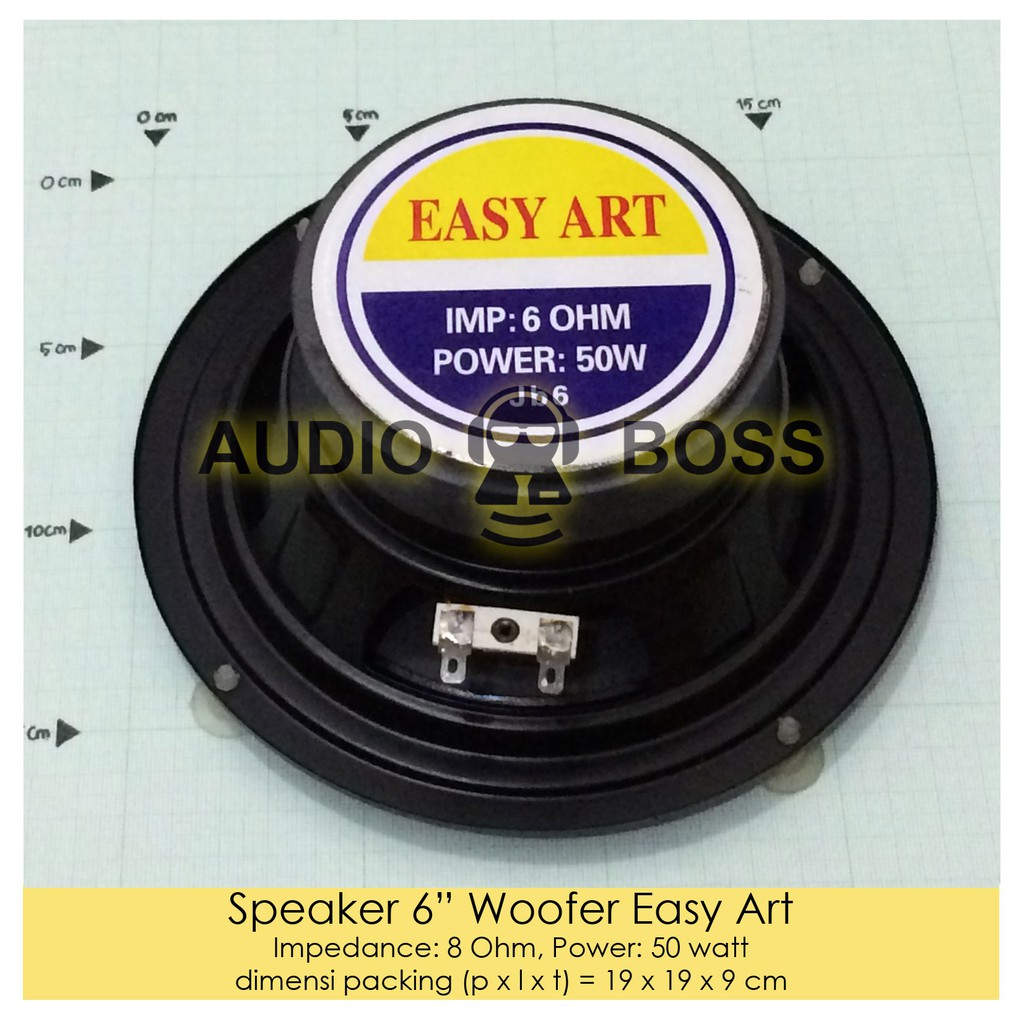 Speaker 6 Inch Woofer Easy Art 50 Watt - Speaker 6 Inch Woofer Easy Art