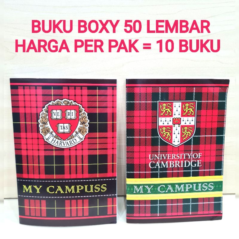 

Buku Tulis Panjang BIG BOS CAMPUS BOXY 50 Lembar Isi 10 Buku RANDOM JunDW