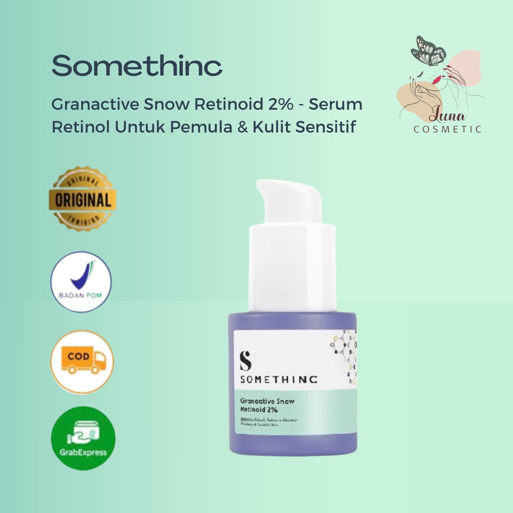 SOMETHINC Granactive Snow Retinoid 2% - Serum Retinol Untuk Pemula &amp; Kulit Sensitif