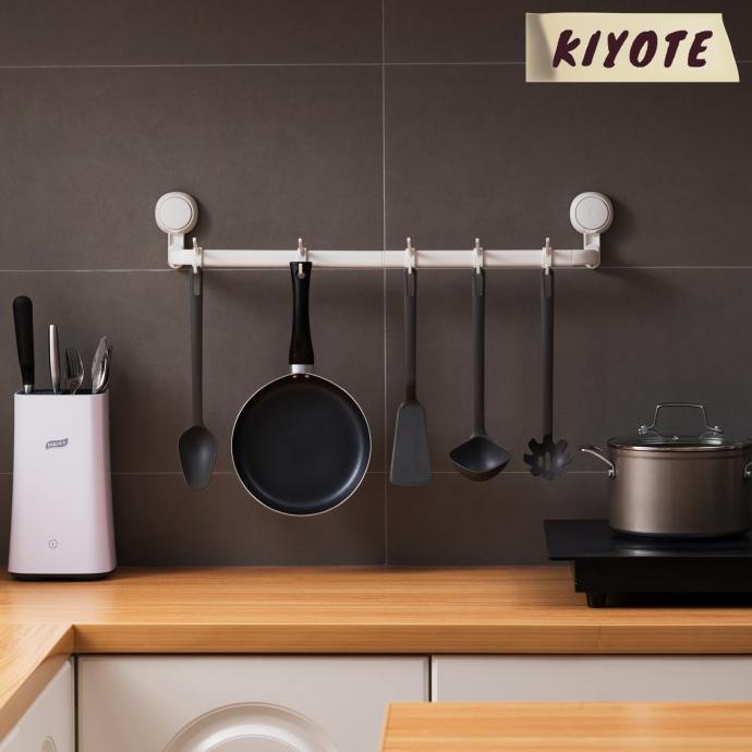 

Kiyote Gantungan Alat Masak Spatula Centong Lap Dapur Rak Tutup Panci Sale