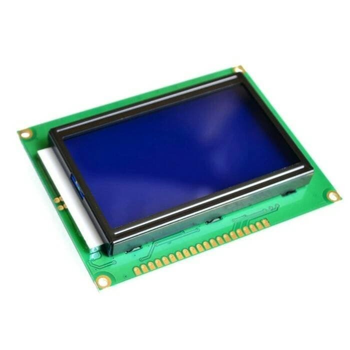 LCD 12864 128x64 128 x 64 Graphic Blue White Biru Arduino Compatible