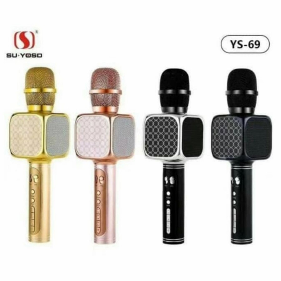 Mic Karaoke Bluetooth YS69 Original / Microphone Bluetooth Karaoke