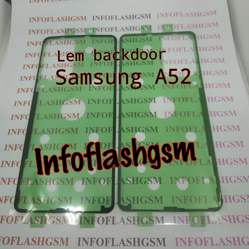 Adhesive Stiker Perekat Lem Backdoor Samsung A52 A52S 4G 5G