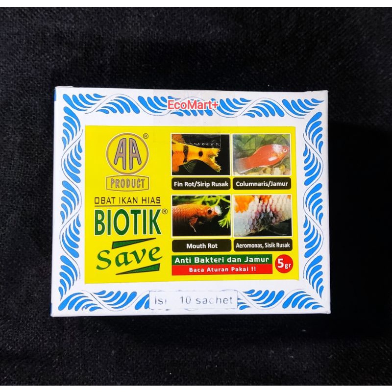 Obat Ikan Hias BIOTIK SAVE - 5 gr 1 sachet