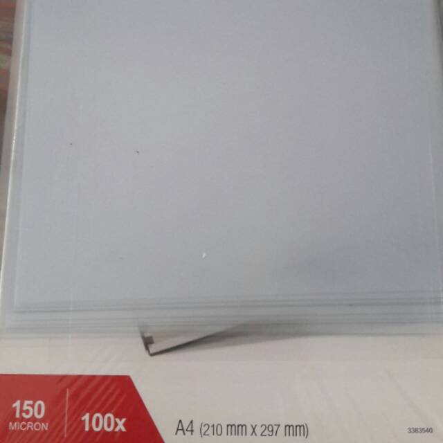 Cover plastik mika jilid tebal 0,15 pvc