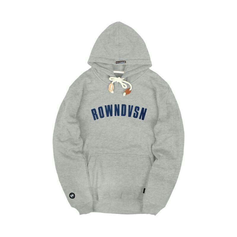 ROWN DIVISION GREY HOODIE SWEATER