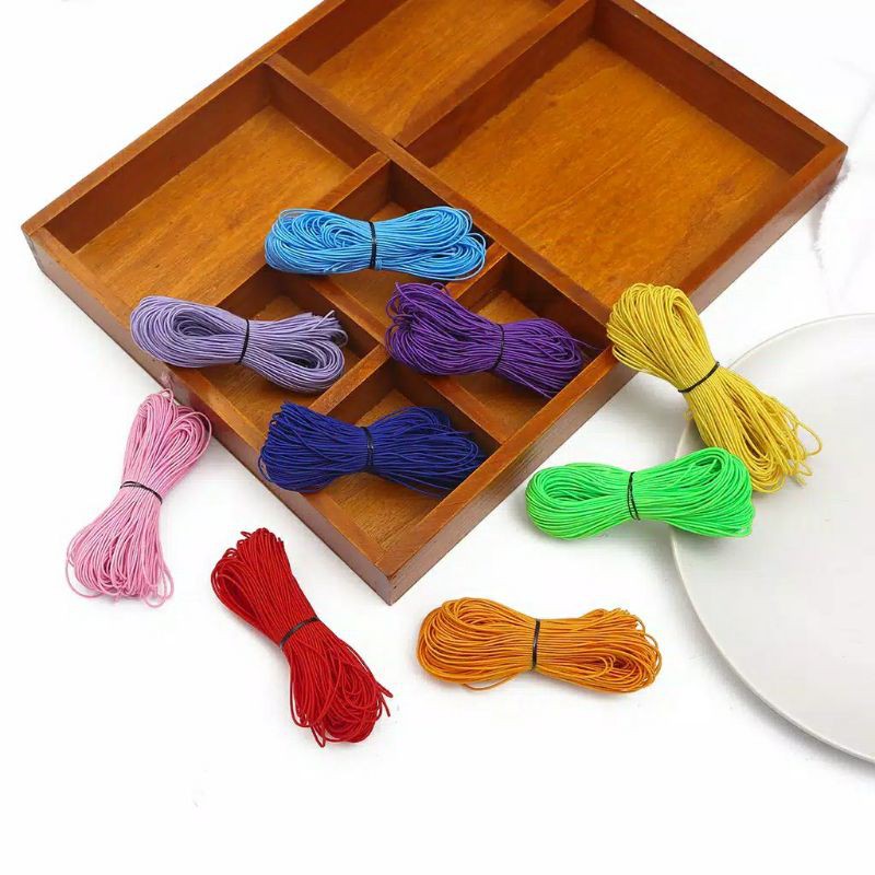 Tali Karet Benang Elastis untuk Gelang Manik Manik Diy