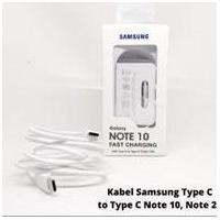 Kabel Data Samsung Type C To Type C Galaxy Note 10 Note 10+ Original 100% Fast Charging 3A USB Type-C to Type-C